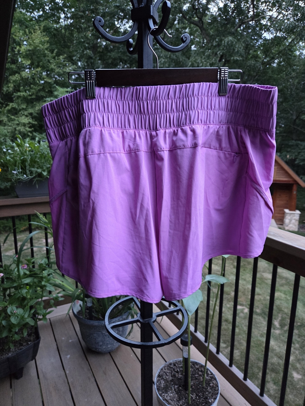 Avia Lavender Pink Athletic Shorts With Legging Shorts Attached - Picture 2 of 4